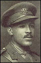 World War One soldier. Walter Tull in uniform
